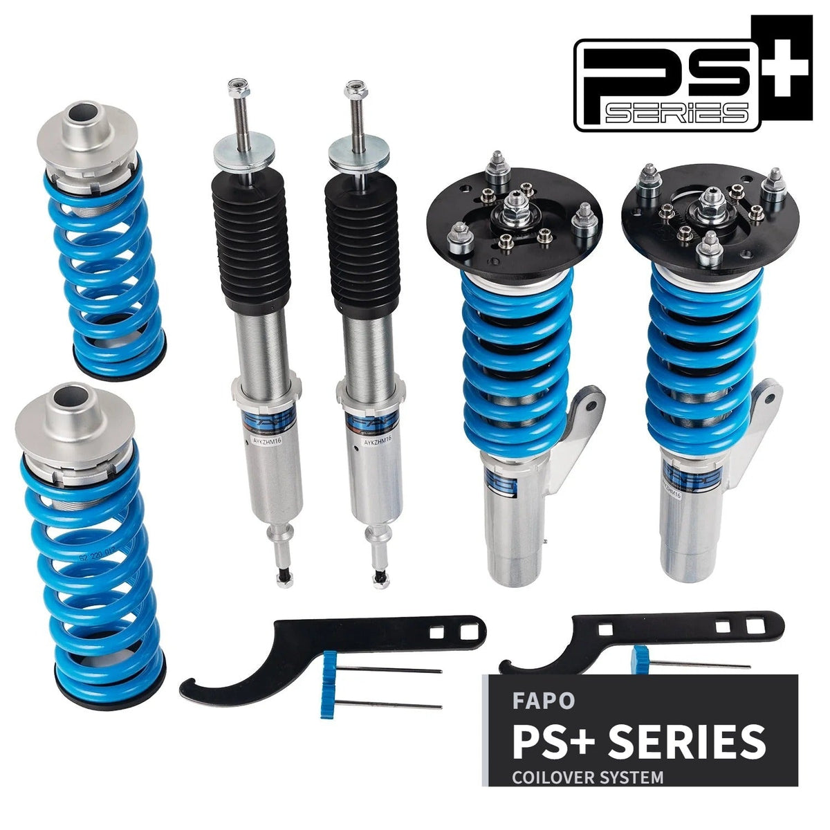 FAPO PS+ 16-Level Coilovers BMW 1 Series 1st Gen E81/E82/E87/E88 2004-2014 [PS006920]
