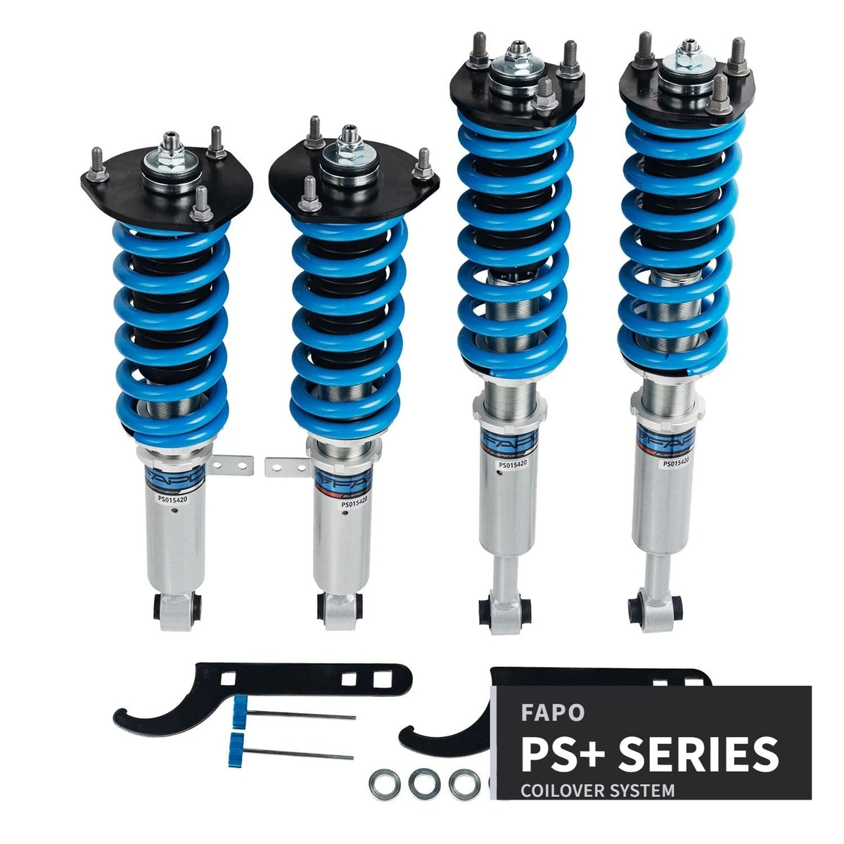 FAPO PS+ 16-Level Coilovers Lexus IS200 / IS300 1st Gen GXE10/JCE10/SXE10 1999-2005 [PS015420]