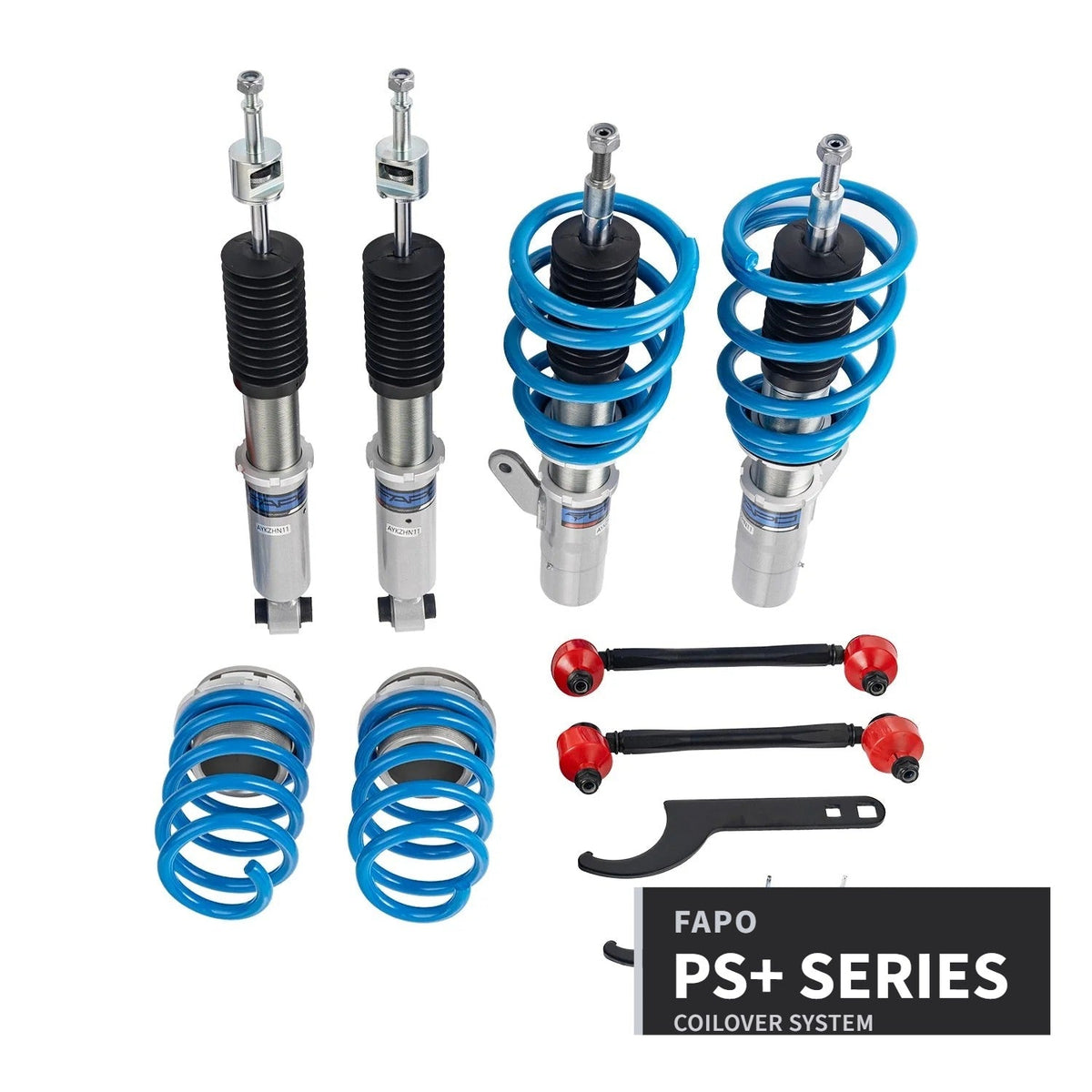 FAPO PS+ 16-Level Coilovers Mini Cooper/Hatch 3rd Gen F55/F56 2014+ [PS016920]