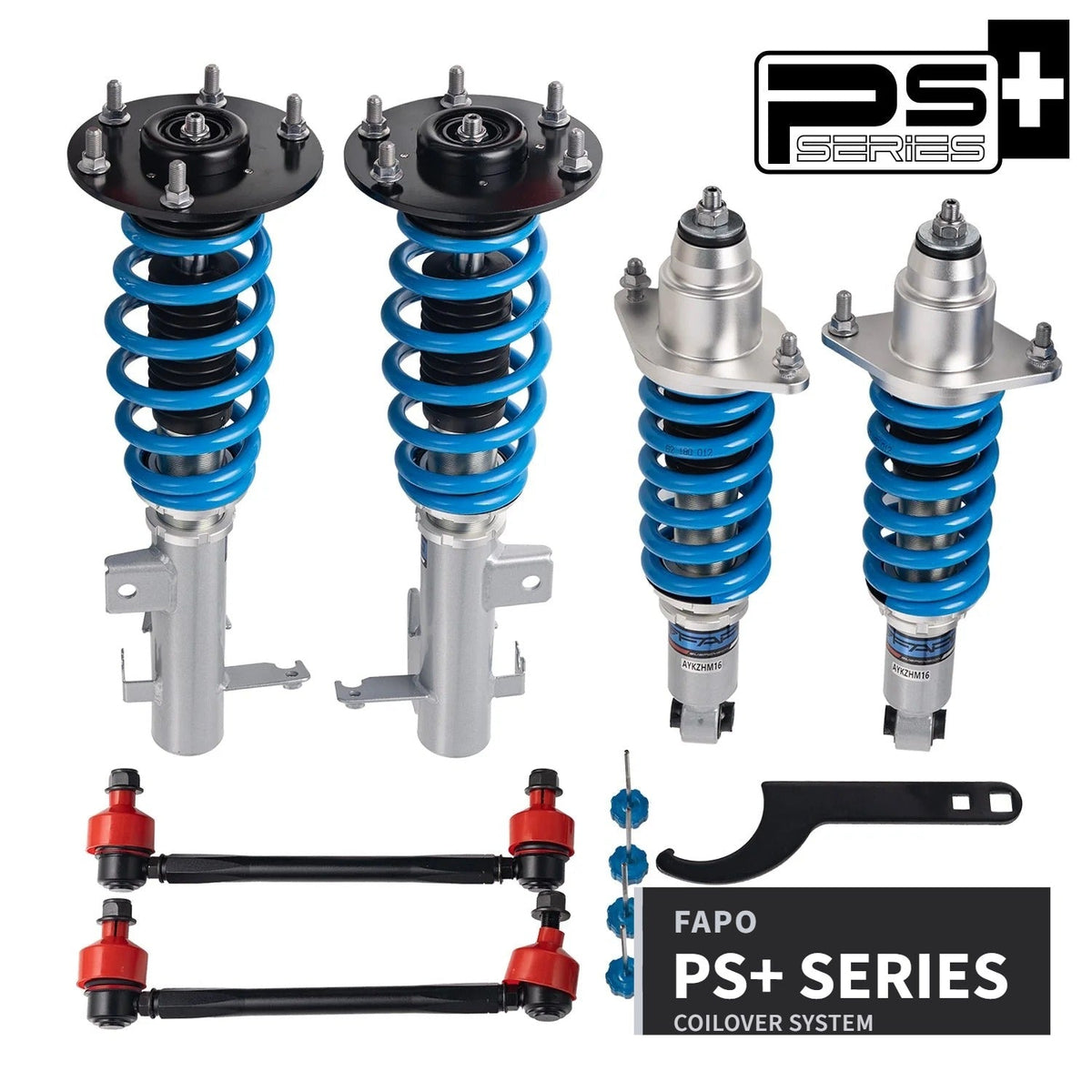 FAPO PS+ 16-Level Coilovers Honda CR-V 3rd Gen RE1-RE5/RE7 2007-2011 [PS022220]