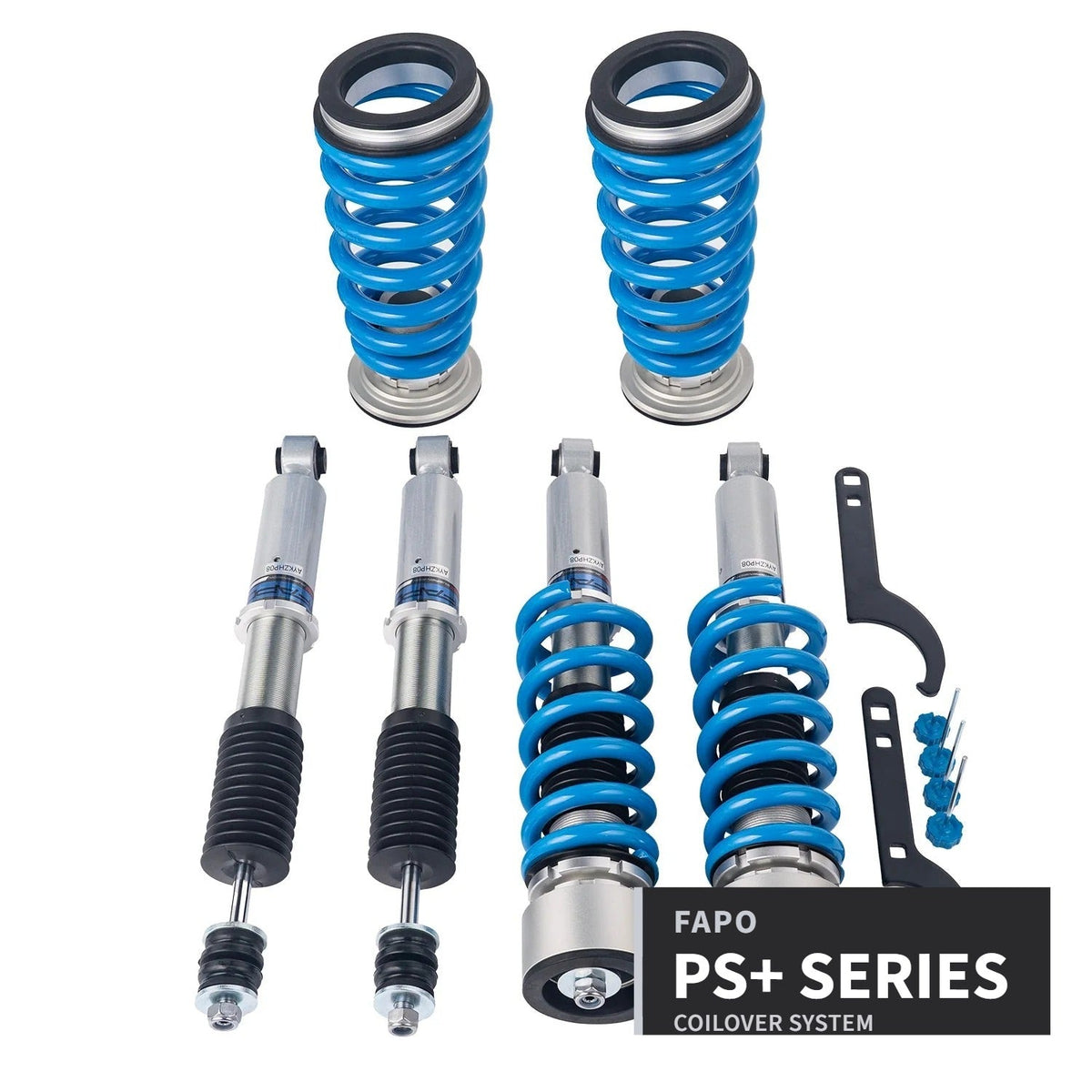 FAPO PS+ 16-Level Coilovers Mercedes-Benz E-Class 2nd Gen W210 1995-2003 [PS036820]