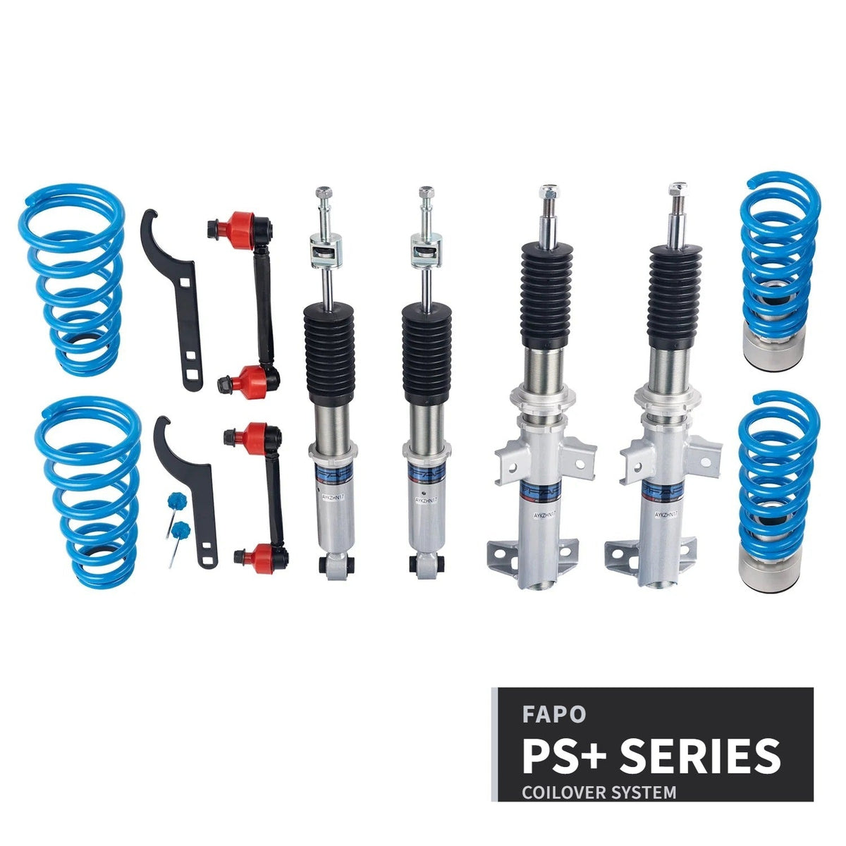 FAPO PS+ 16-Level Coilovers Mercedes-Benz C-Class 3rd Gen RWD W204/S204 2007-2014 [PS056420]