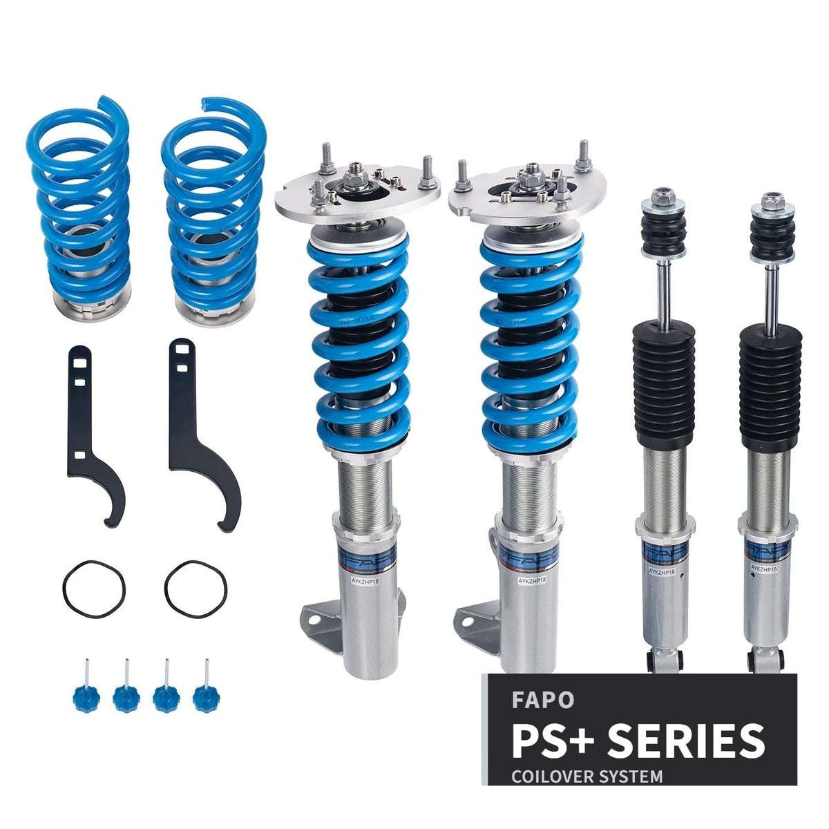 FAPO PS+ 16-Level Coilovers Mercedes-Benz E-Class 1st Gen RWD W124 1994-1995 [PS066320]