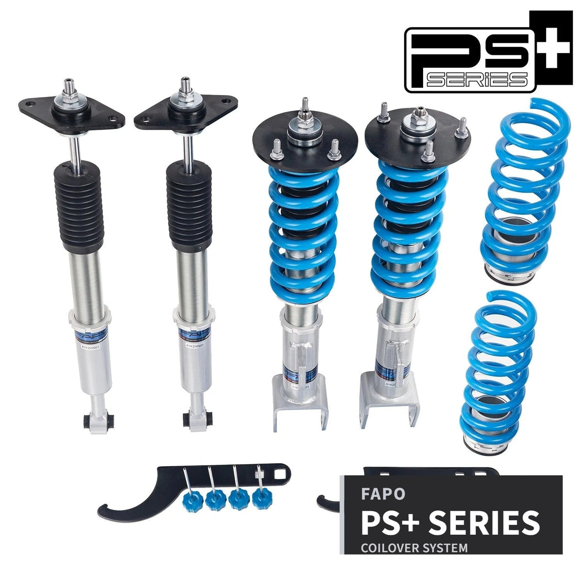 FAPO PS+ 16-Level Coilovers Chrysler 300C LX 2WD 2011-2023 [PS069320]