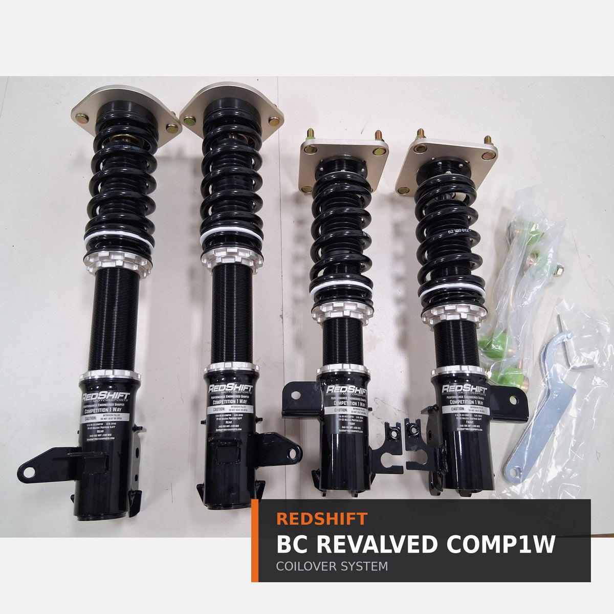 RedShift BC Revalved Comp 1W Coilovers 2000-05 Suzuki Every / Carry (AWD)
