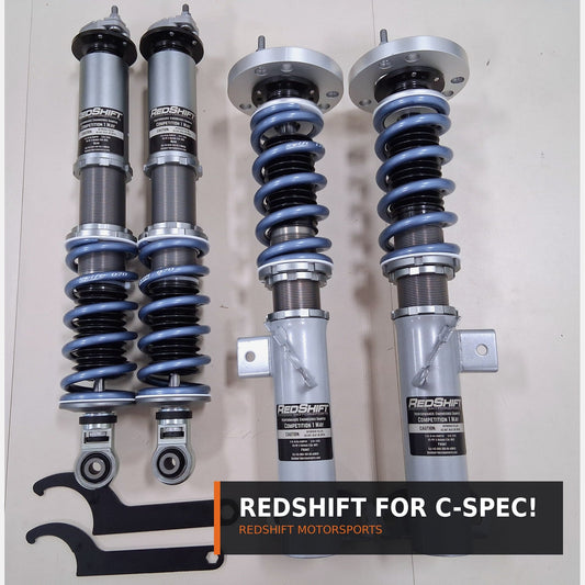 RedShift Competition 1W Coilovers (C-SPEC), 2012-18 Ford Focus 2.0