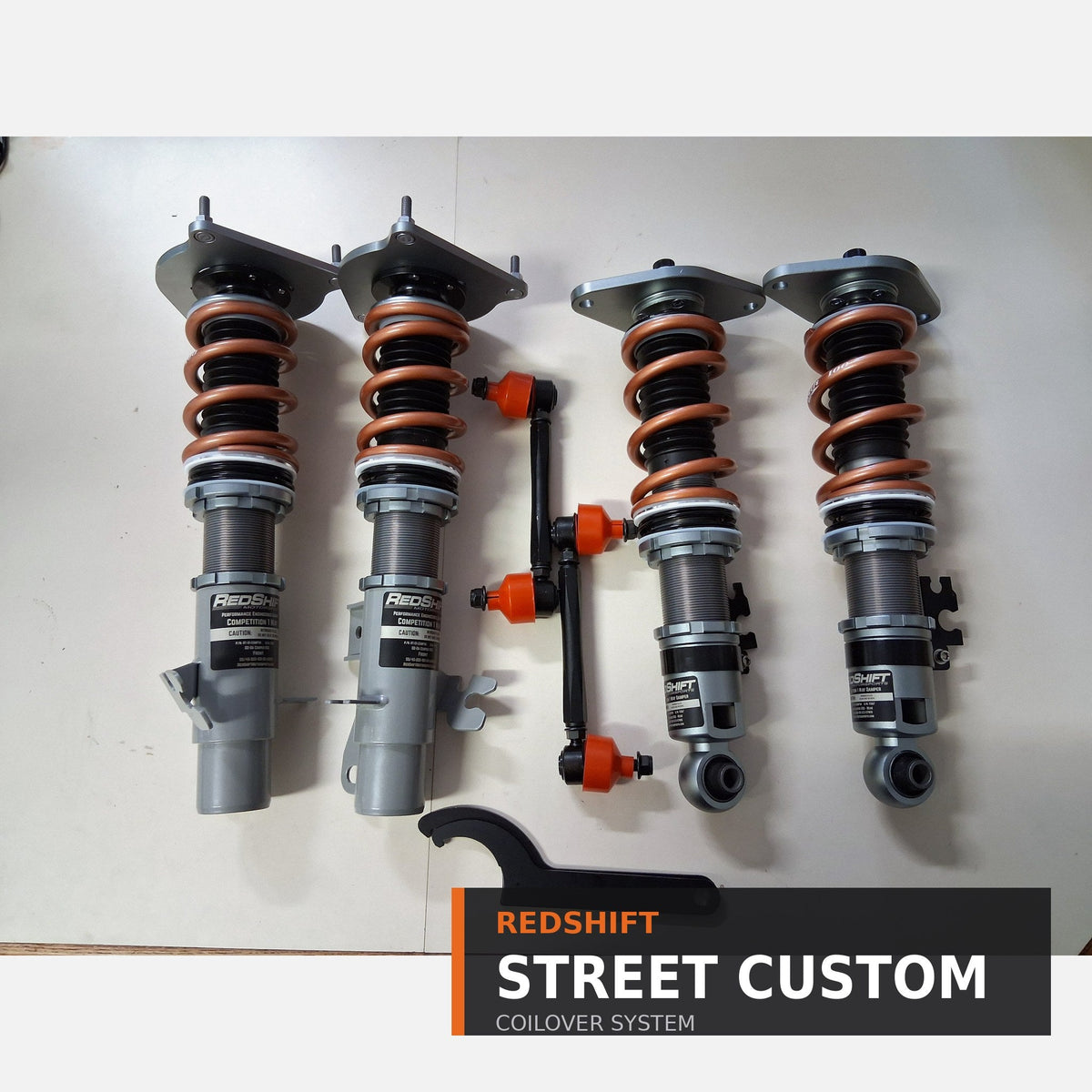 RedShift Street Custom Coilovers 2008-12 Honda Accord (CP2-CP3, CS1-CS2)