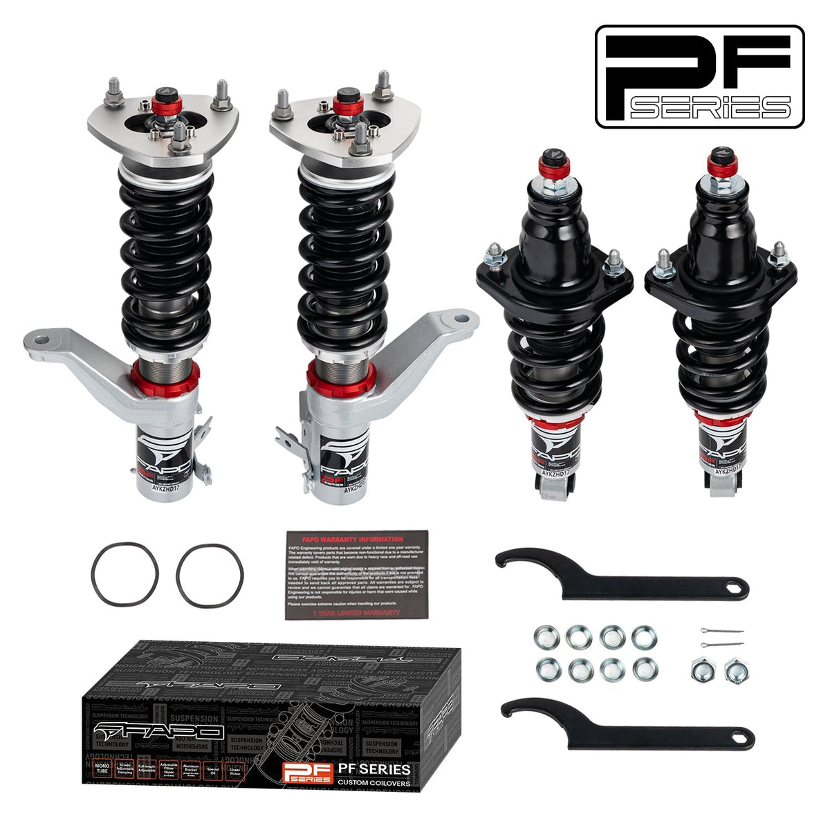 FAPO PF 32-Level Coilovers Honda Civic 7th Gen EM/ES / SI EP3 / 7th Gen Type-R EP3 2001-2005 [PF002130]