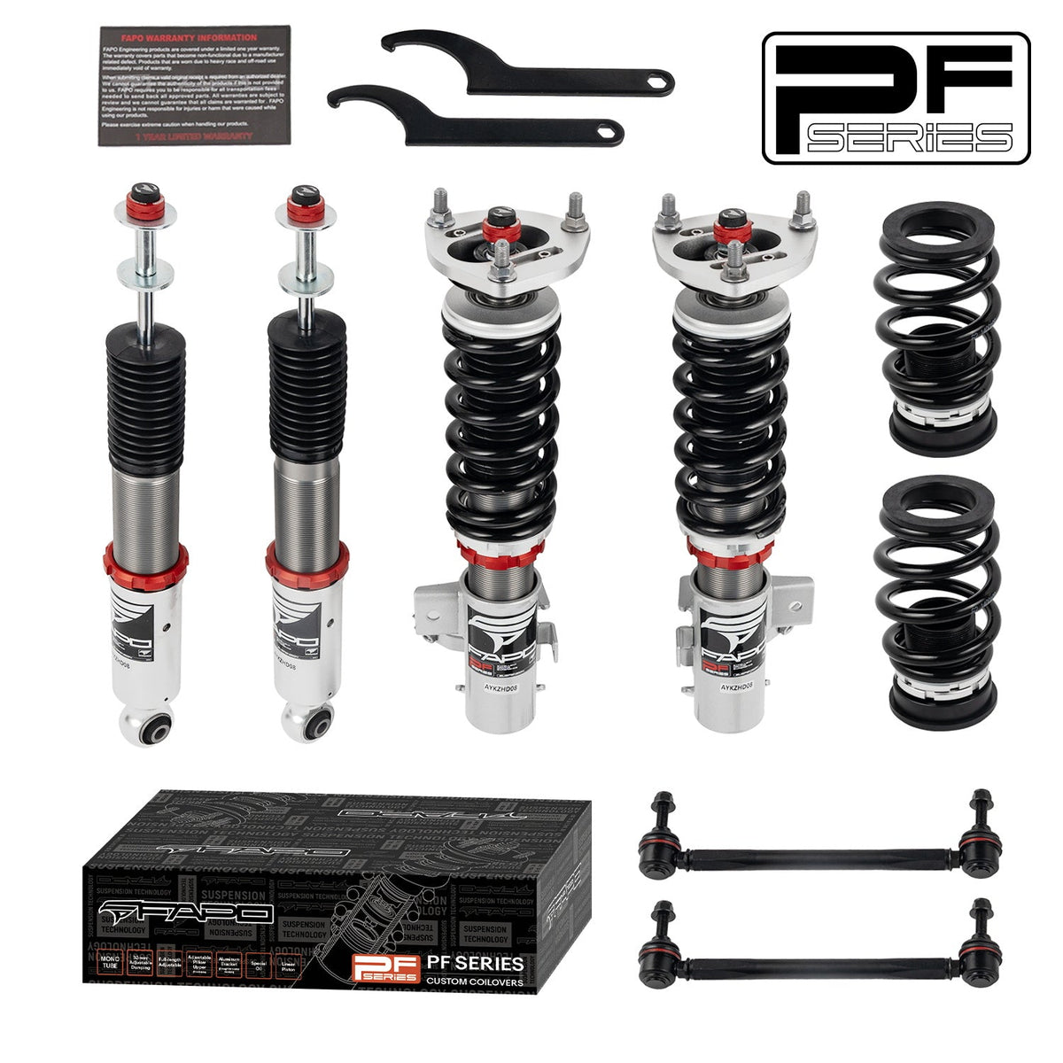 FAPO PF 32-Level Coilovers 2012-2015 Honda Civic FG/FB/ FG/FB & Acura ILX DE2 2016-2019 [PF002530]