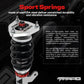 FAPO PF 32-Level Coilovers Volkswagen Golf GTI/R MK7 2012-2020, Golf MK8 2020+, Jetta MK7 2019+ & Audi A3/S3/TT (MQB) [PF004830]
