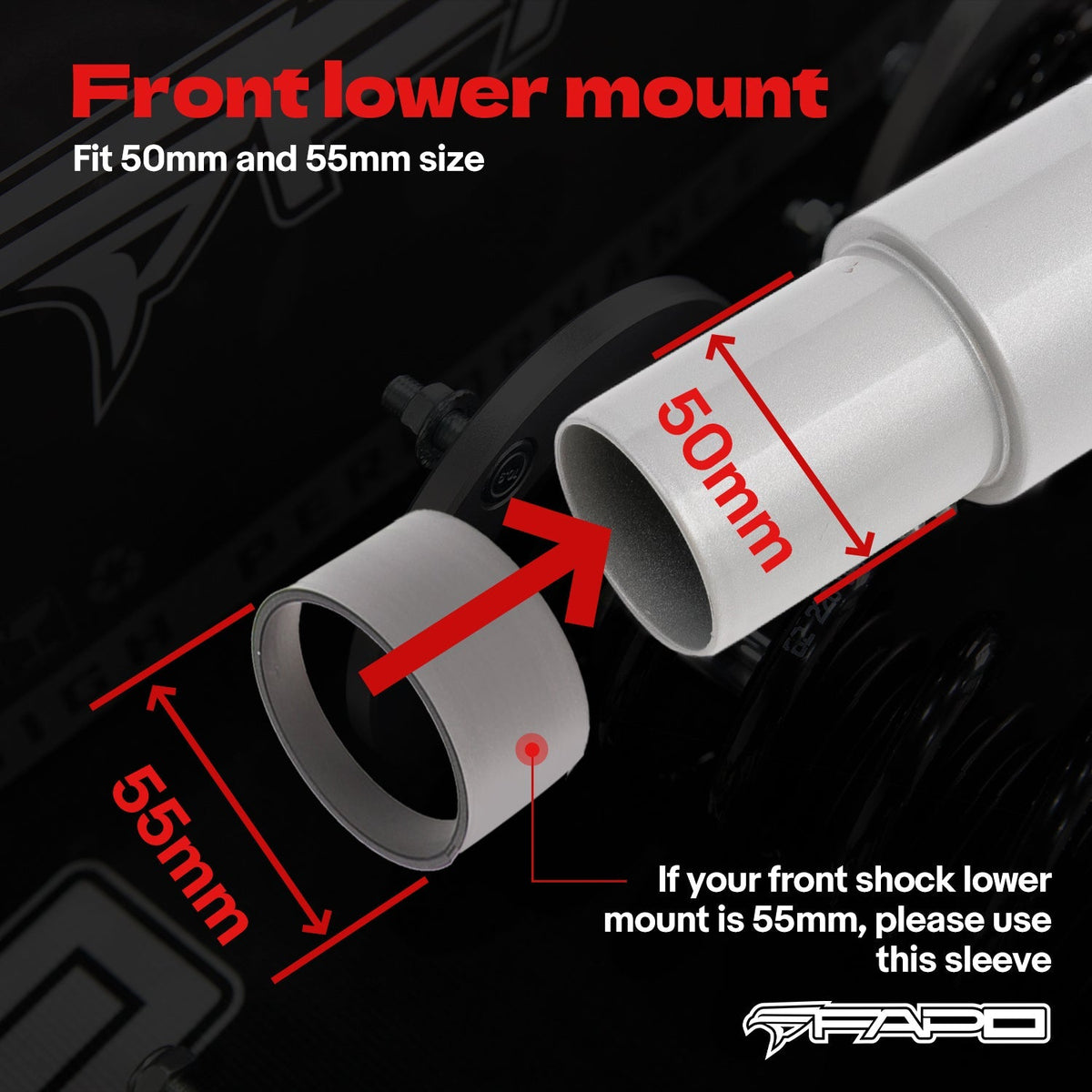 FAPO PF 32-Level Coilovers Volkswagen Golf GTI/R MK7 2012-2020, Golf MK8 2020+, Jetta MK7 2019+ & Audi A3/S3/TT (MQB) [PF004830]