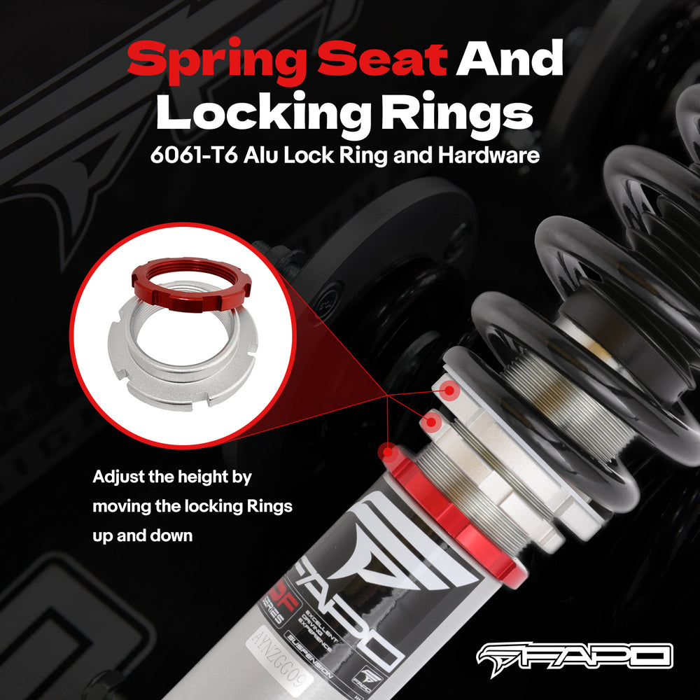 FAPO PF 32-Level Coilovers Hyundai Genesis Coupe 2nd Gen BK 2011-2015 [PF029130]