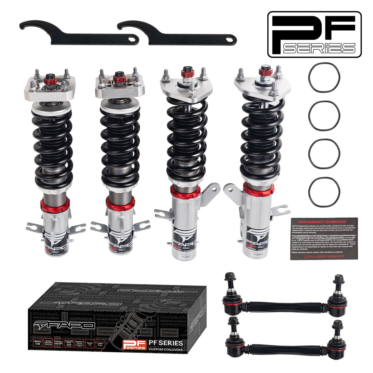 FAPO PF 32-Level Coilovers Toyota MR2 2nd Gen SW20/21 1990-1999 [PF005030]
