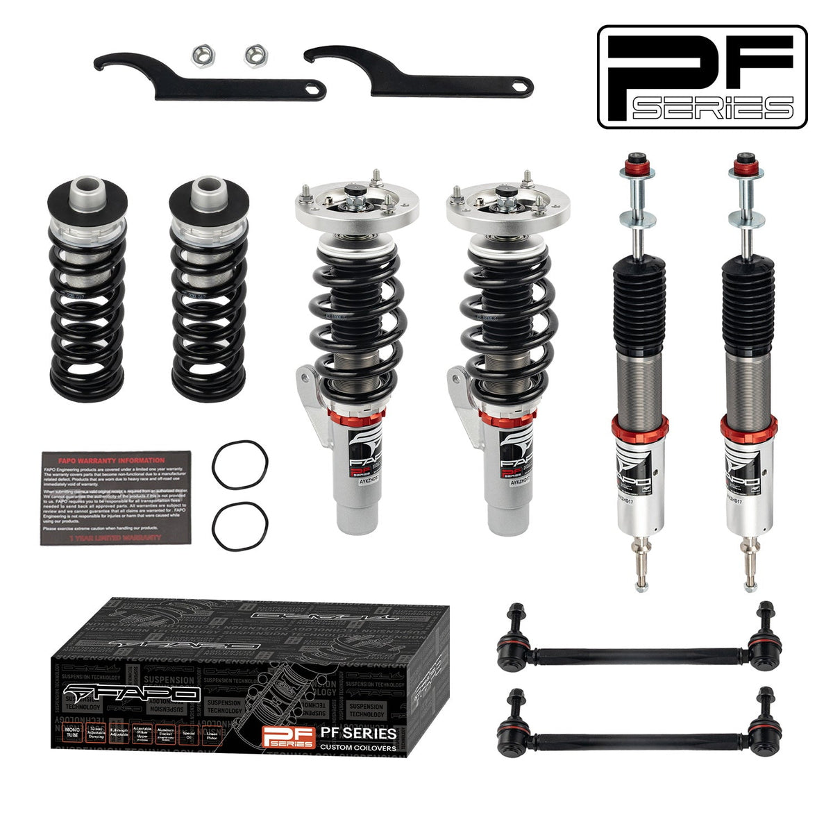 FAPO PF 32-Level Coilovers BMW 3 Series 5th Gen E90/E91/E92/E93 2006-2013 [PF006430]
