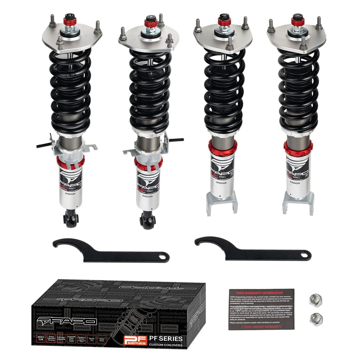 FAPO PF 32-Level Coilovers 2011-2020 Infiniti M37 M56 Q50 Q60 Q70 V37/Y51 [PF008130]