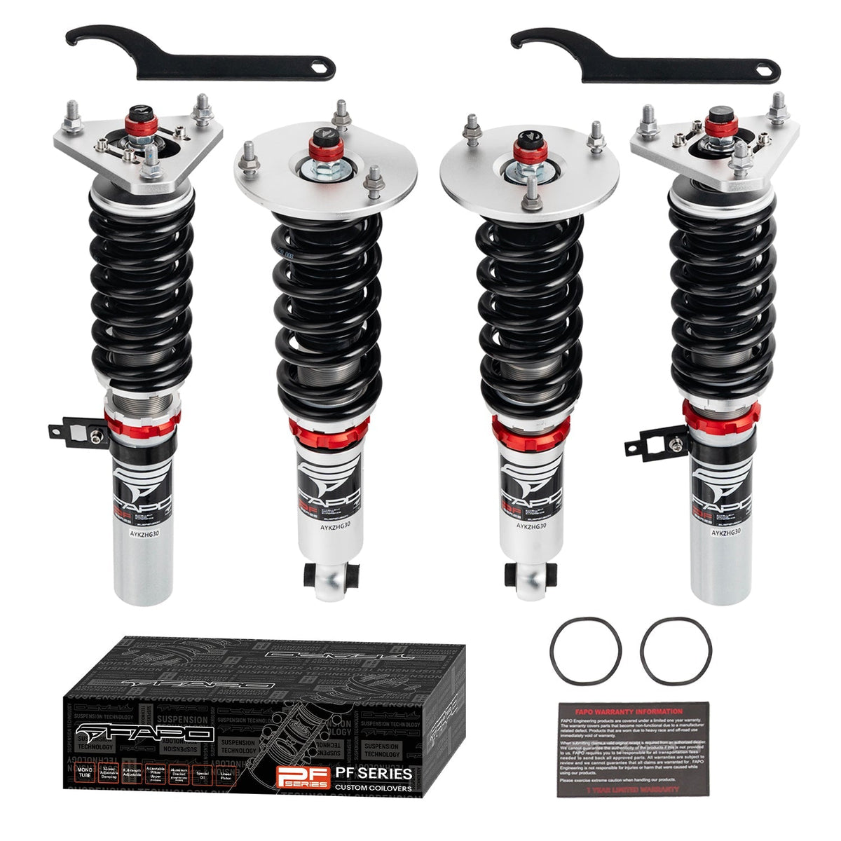 FAPO PF 32-Level Coilovers 2007-2021 Nissan 370Z / Infiniti G35 G37 Q60 V36 Platform [PF008430]