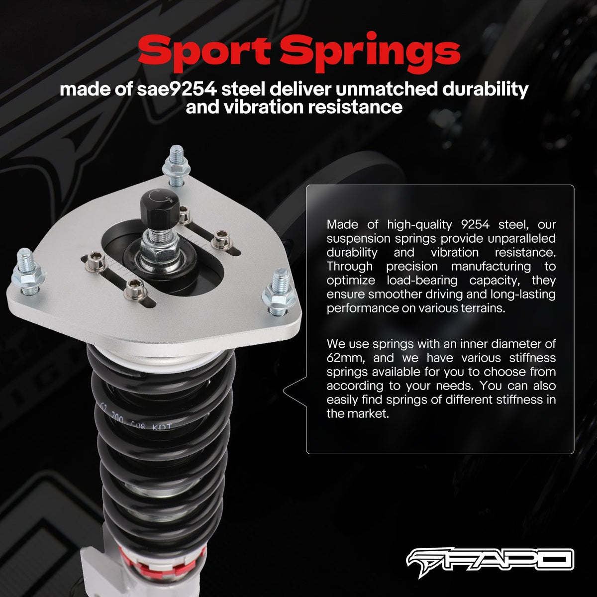 FAPO PF 32-Level Coilovers 2011-2020 Infiniti M37 M56 Q50 Q60 Q70 V37/Y51 [PF008130]