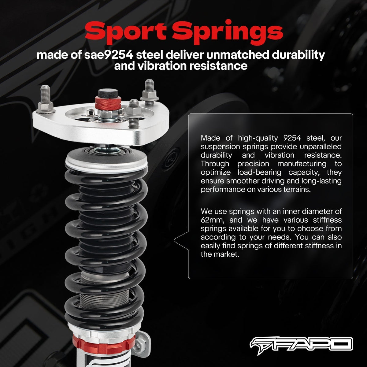 FAPO PF Custom 32-Level Coilovers Acura TLX 1st Gen UB1/UB2/UB3/UB4 2015-2020 [PF012630-CUSTOM]