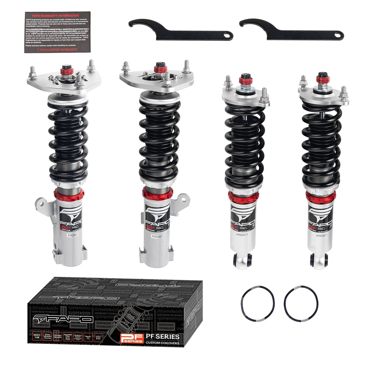 FAPO PF 32-Level Coilovers 2000-2005 Mitsubishi Eclipse 3G / Galant 8th / Chrysler Sebring / Dodge Stratus [PF013830]