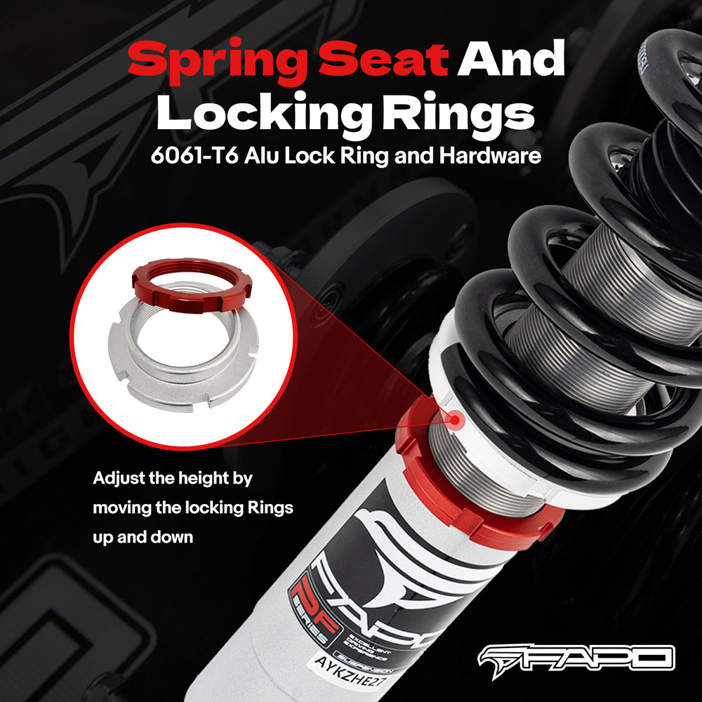 FAPO PF 32-Level Coilovers Mini Cooper R50/Cooper S R53 / Cabrio 1st Gen R52/RE16 [PF016530]