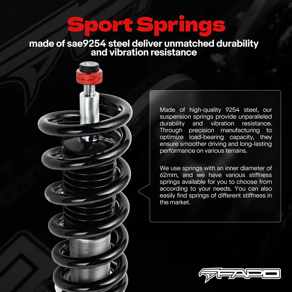 FAPO PF 32-Level Coilovers 2011-2018+ Kia Rio UB / Hyundai Accent RB – Includes Pegas [PF039230]