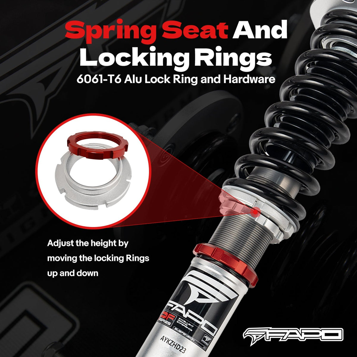 FAPO PF 32-Level Coilovers Lexus LS400 1st Gen XF10/UCF10 1989-1994 [PF015230]
