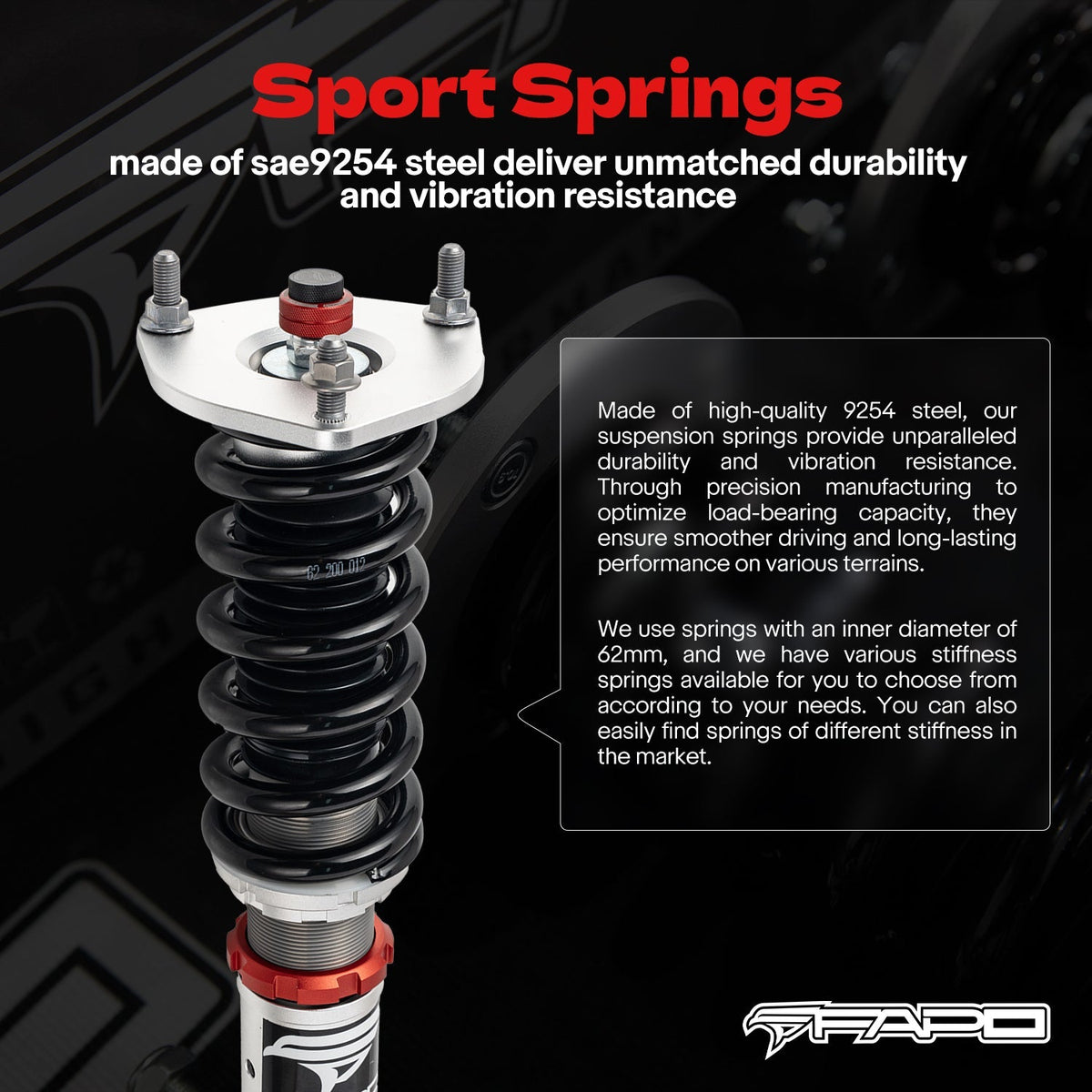 FAPO PF 32-Level Coilovers Lexus LS400 1st Gen XF10/UCF10 1989-1994 [PF015230]