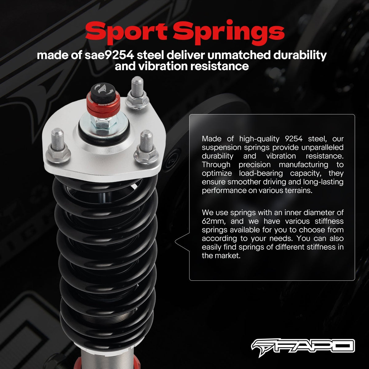 FAPO PF 32-Level Coilovers Lexus IS200/IS300 1st Gen GXE10/JCE10/SXE10 1999-2005 [PF015430]
