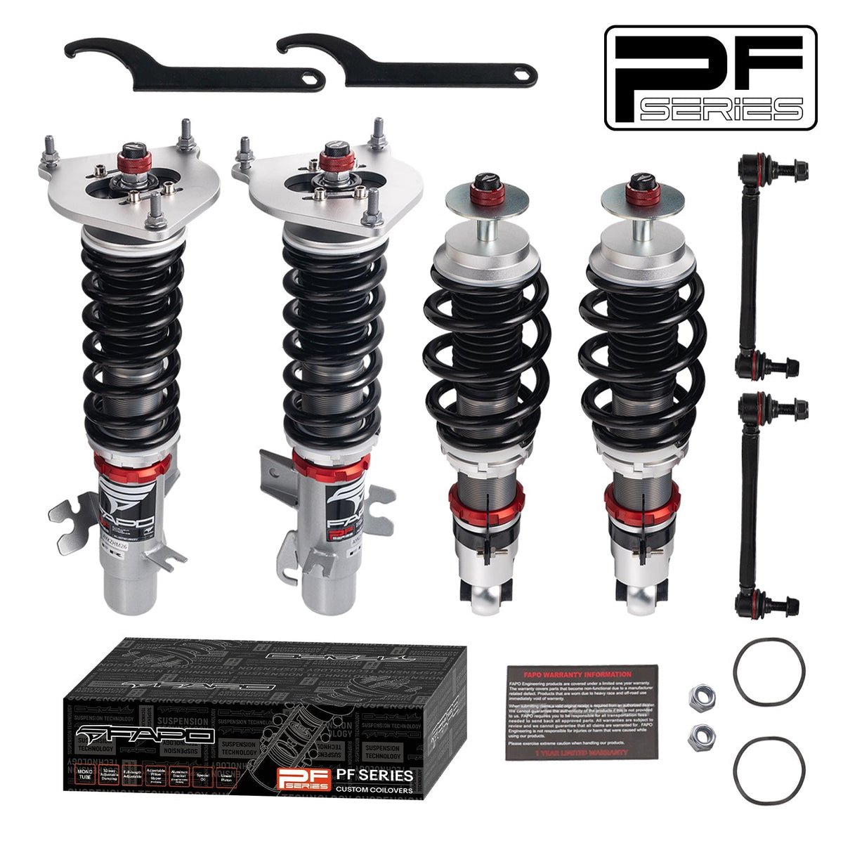 FAPO PF 32-Level Coilovers Mini Cooper R50/Cooper S R53 / Cabrio 1st Gen R52/RE16 [PF016530]