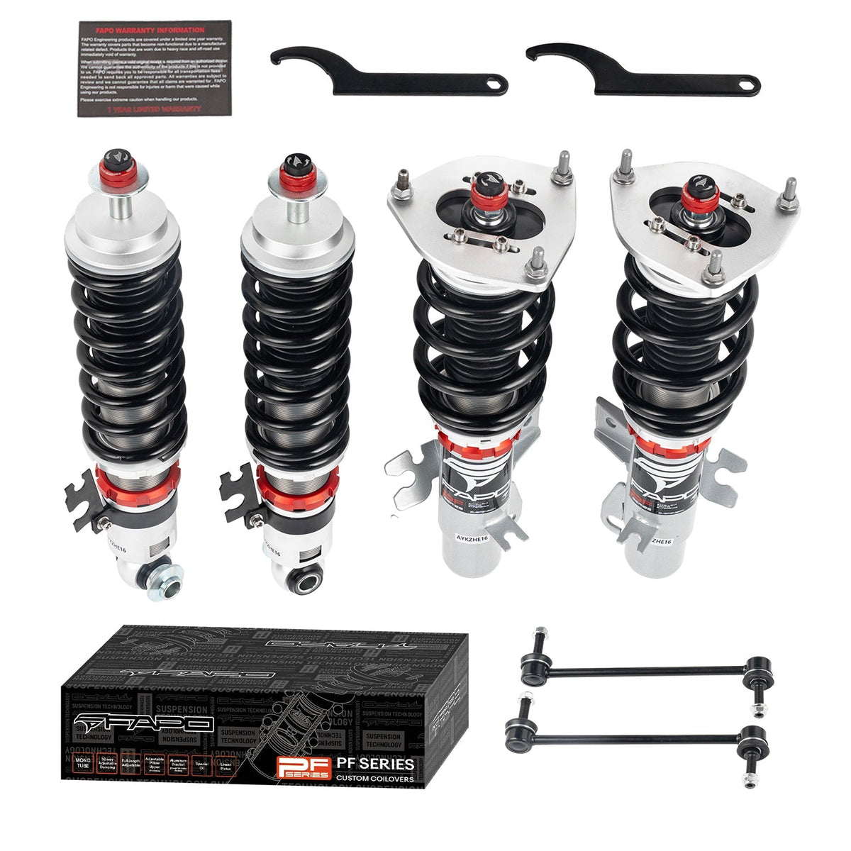 FAPO PF 32-Level Coilovers 2006-2015 Mini Cooper R55/R56/R57 Platform [PF016630]