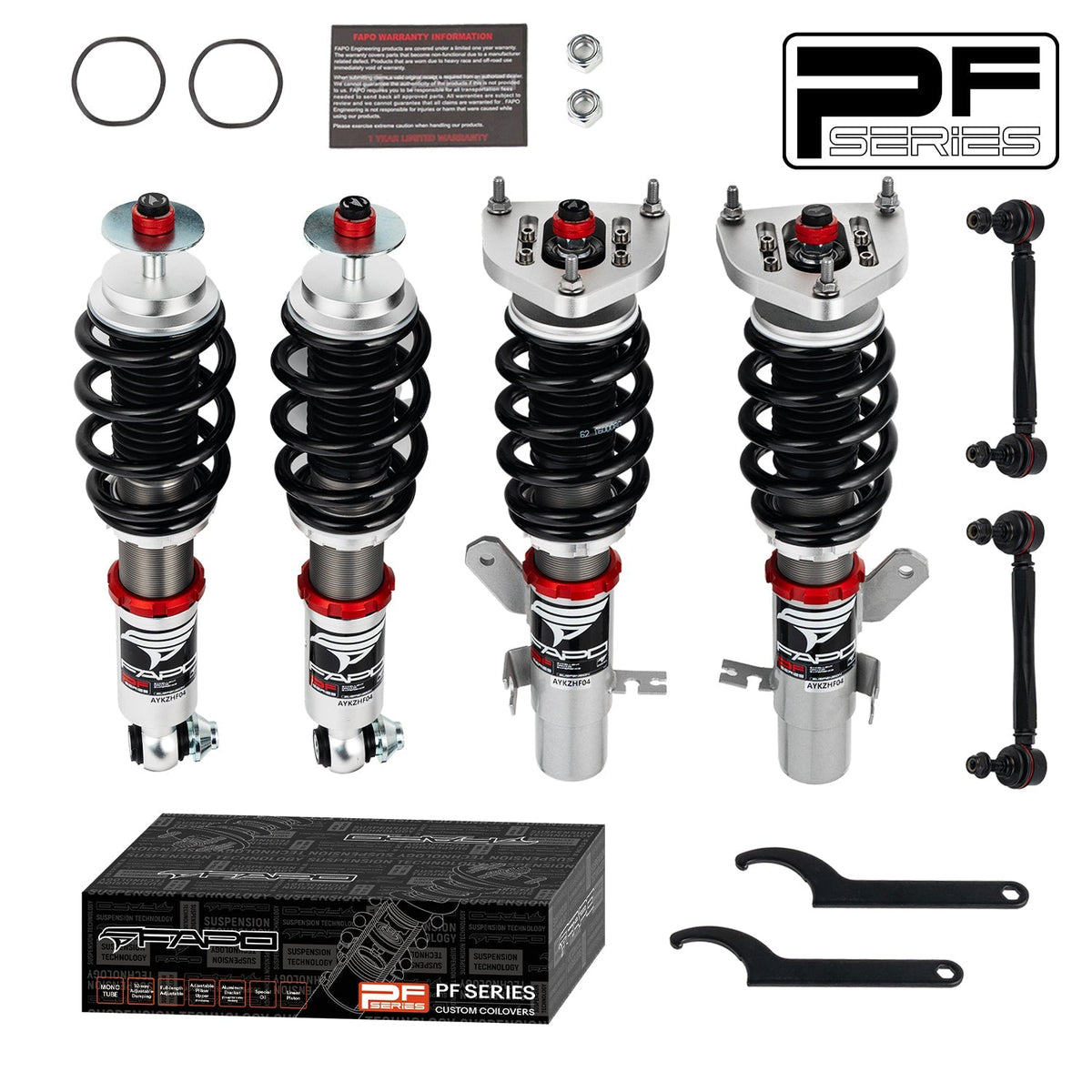 FAPO PF 32-Level Coilovers Mini Countryman R60/ZC16 2010-2016 / Paceman R61 2013-2016 [PF016830]