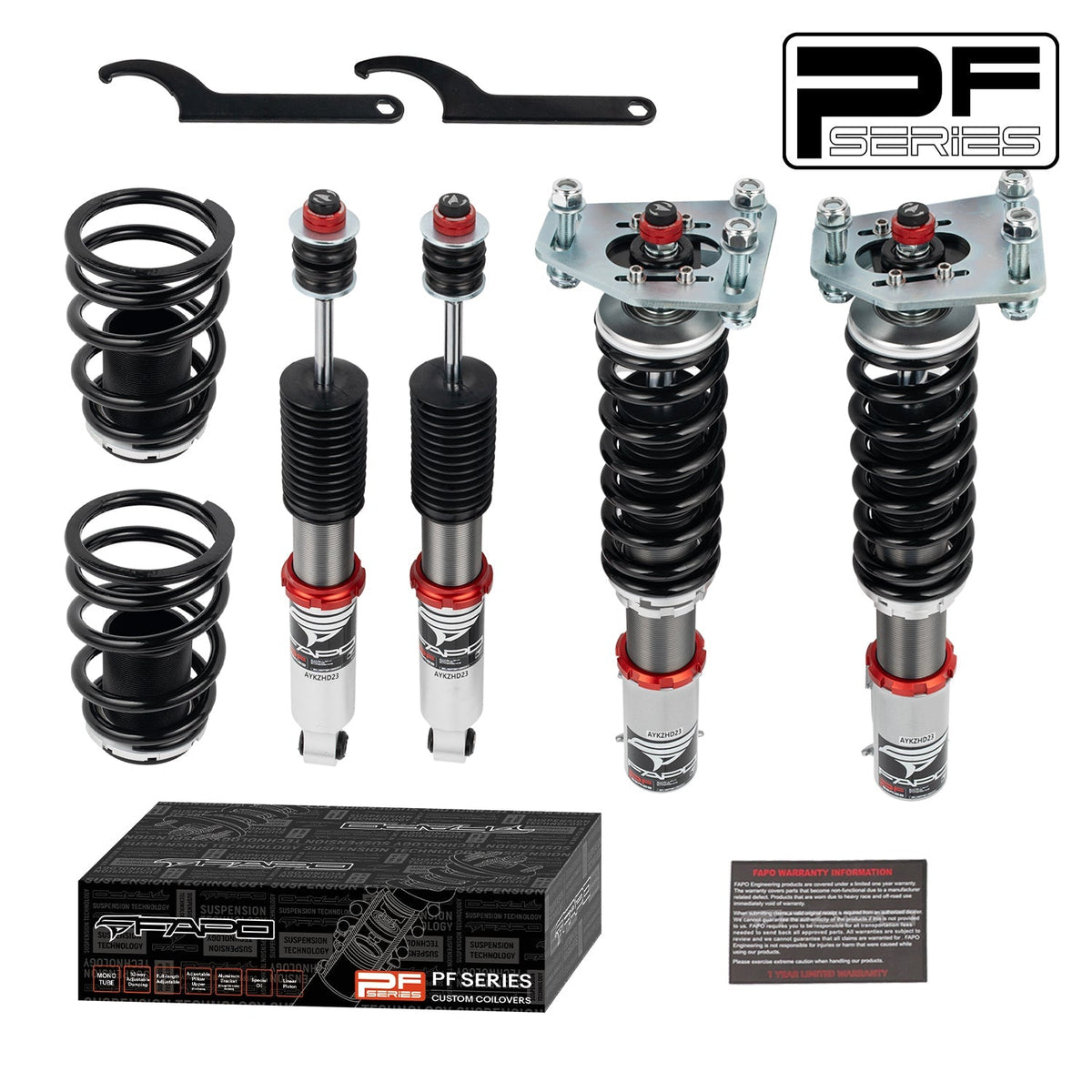 FAPO PF 32-Level Coilovers Ford Fairmont 1981-1983 & Mustang 3rd Gen (Fox) 1979-1993 [PF017130]