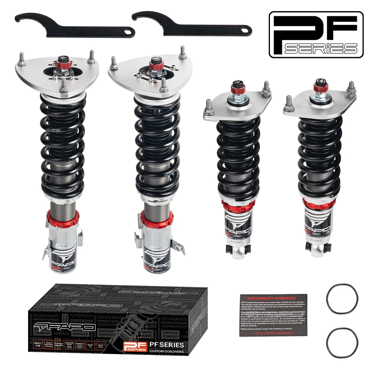 FAPO PF 32-Level Coilovers Subaru Forester 3rd Gen SH 2008–2013 [PF020330]