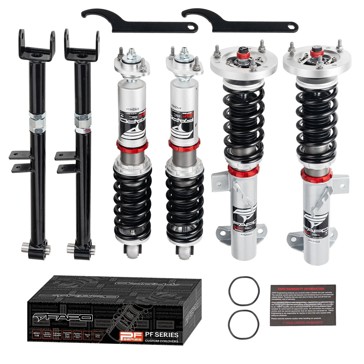 FAPO PF 32-Level Coilovers 1990-2000 BMW 3 Series 3rd Gen E36 (Non-M) [PF026030]