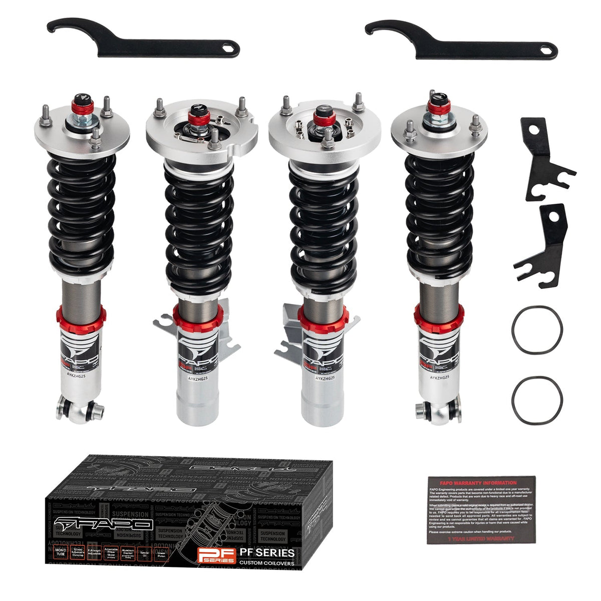 FAPO PF 32-Level Coilovers 1988-1996 BMW 5 Series 3rd Gen E34 [PF026930]