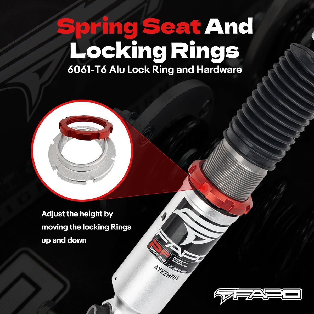 FAPO PF Custom 32-Level Coilovers Volvo V60 1st Gen DE 11-18 & Volvo V60 1st Gen DE 2011-2018 [PF027230-CUSTOM]