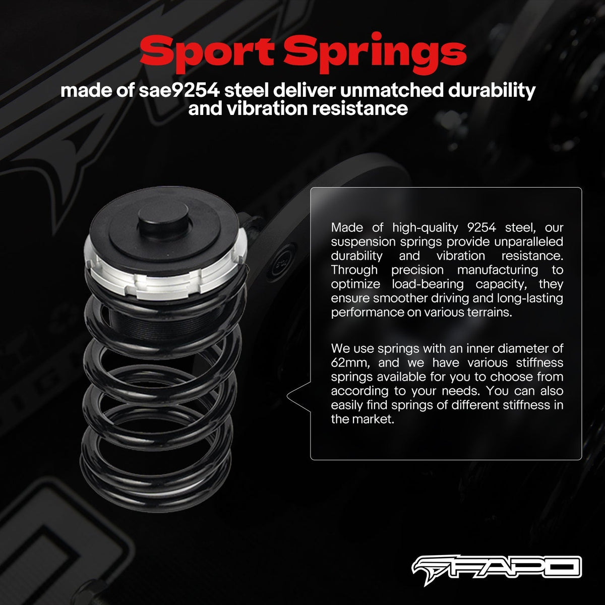 FAPO PF 32-Level Coilovers Volvo V60 1st Gen DE 11-18 & Volvo V60 1st Gen DE 2011-2018 [PF027230]