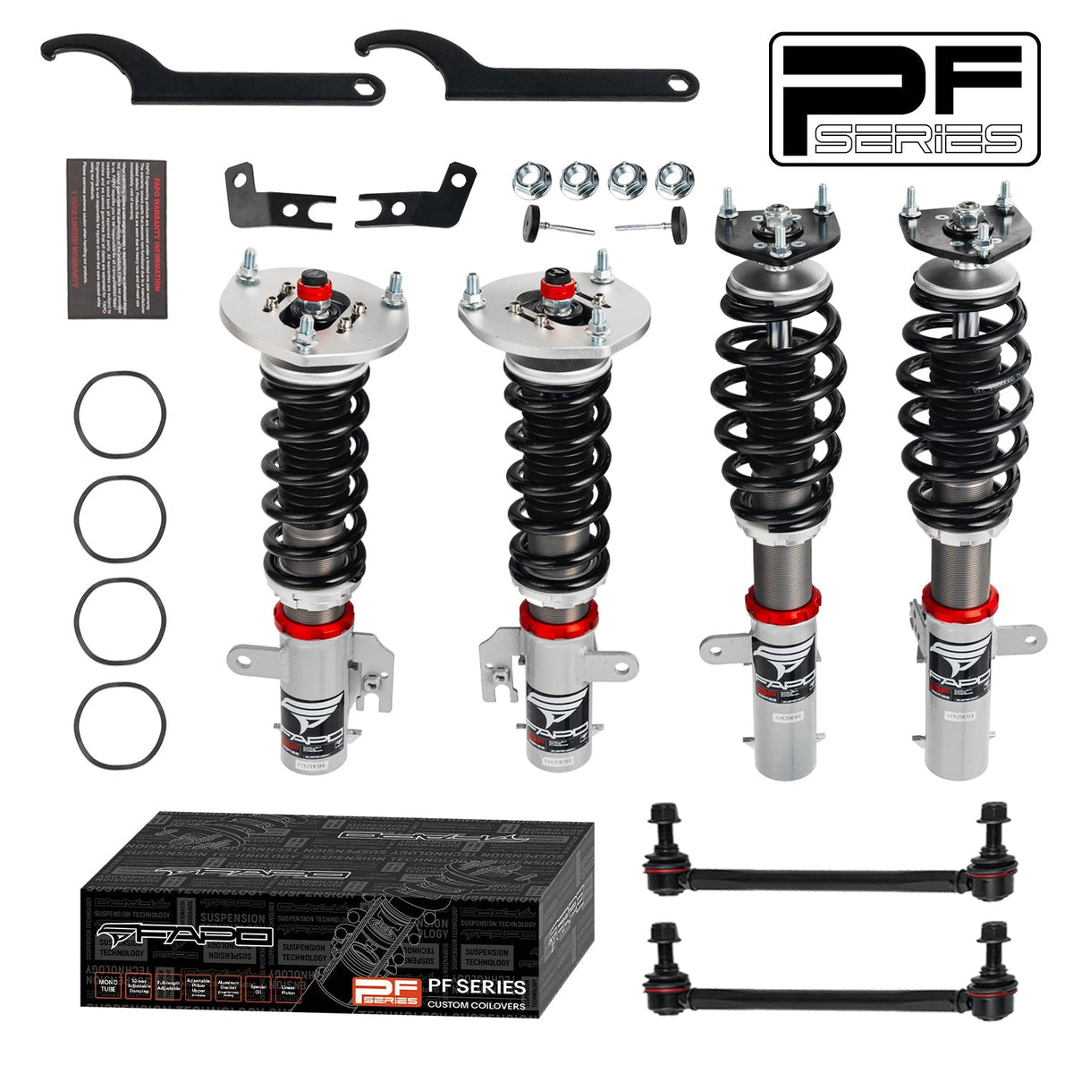FAPO PF 32-Level Coilovers Toyota Avalon 3rd Gen XX30 2005-2012 [PF035830]