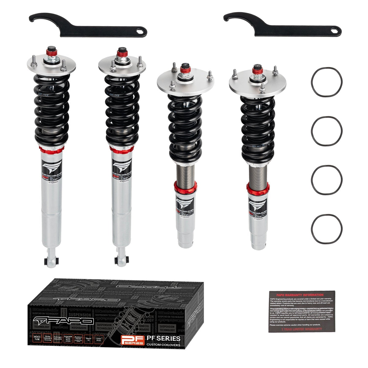 FAPO PF 32-Level Coilovers 1998-2006 Mercedes-Benz S-Class W220 / CL-Class C215 (AIRMATIC Compatible) [PF046330]