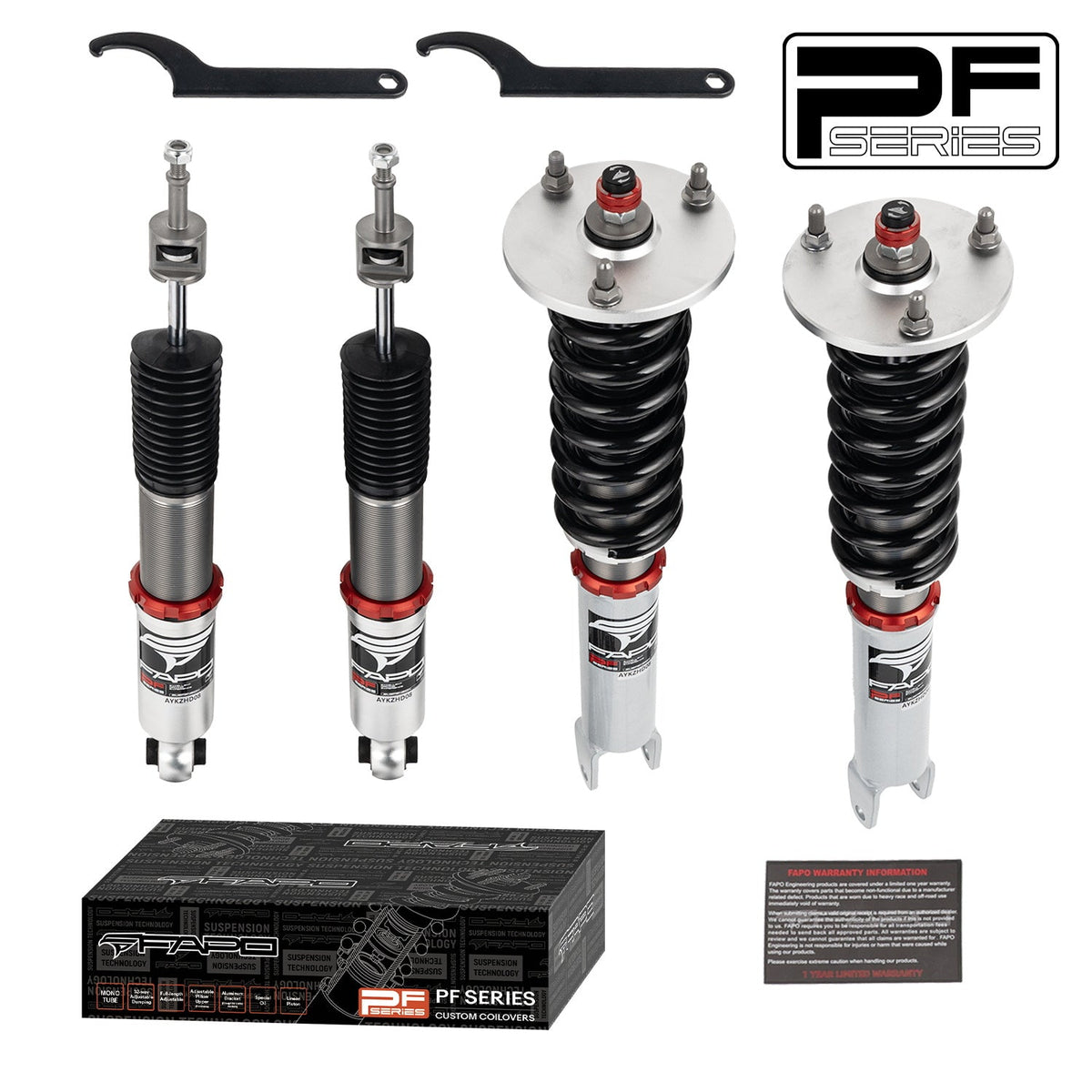 FAPO PF 32-Level Coilovers Mercedes-Benz C-Class 4th Gen 2WD W205/S205/C205/A205 2014-2021 [PF056330]