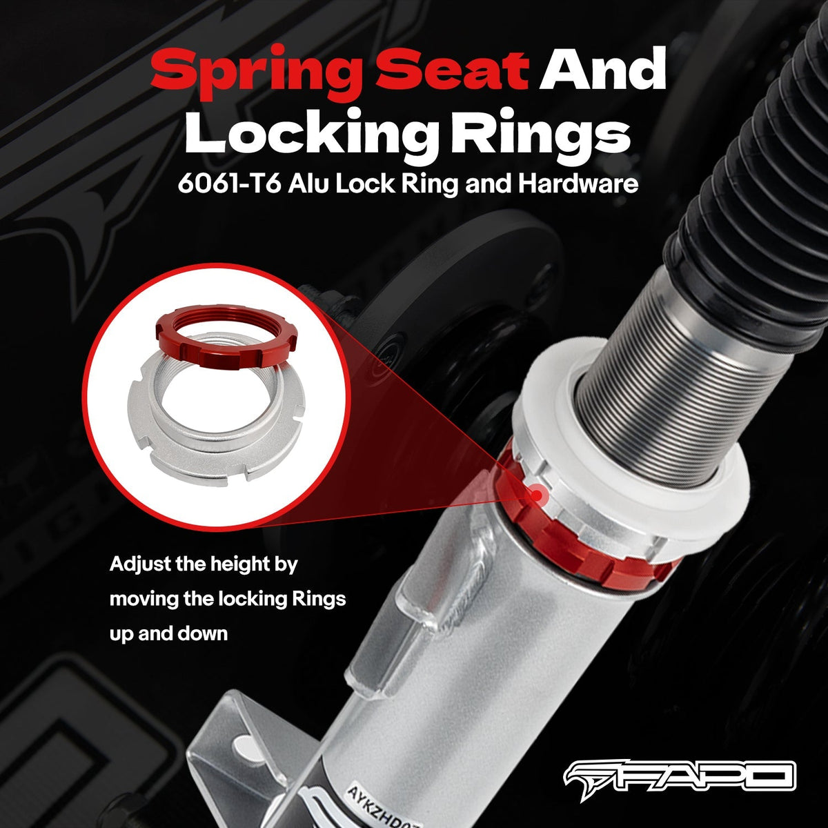 FAPO PF 32-Level Coilovers Chevrolet Camaro 5th Gen 2010-2015 [PF009530]