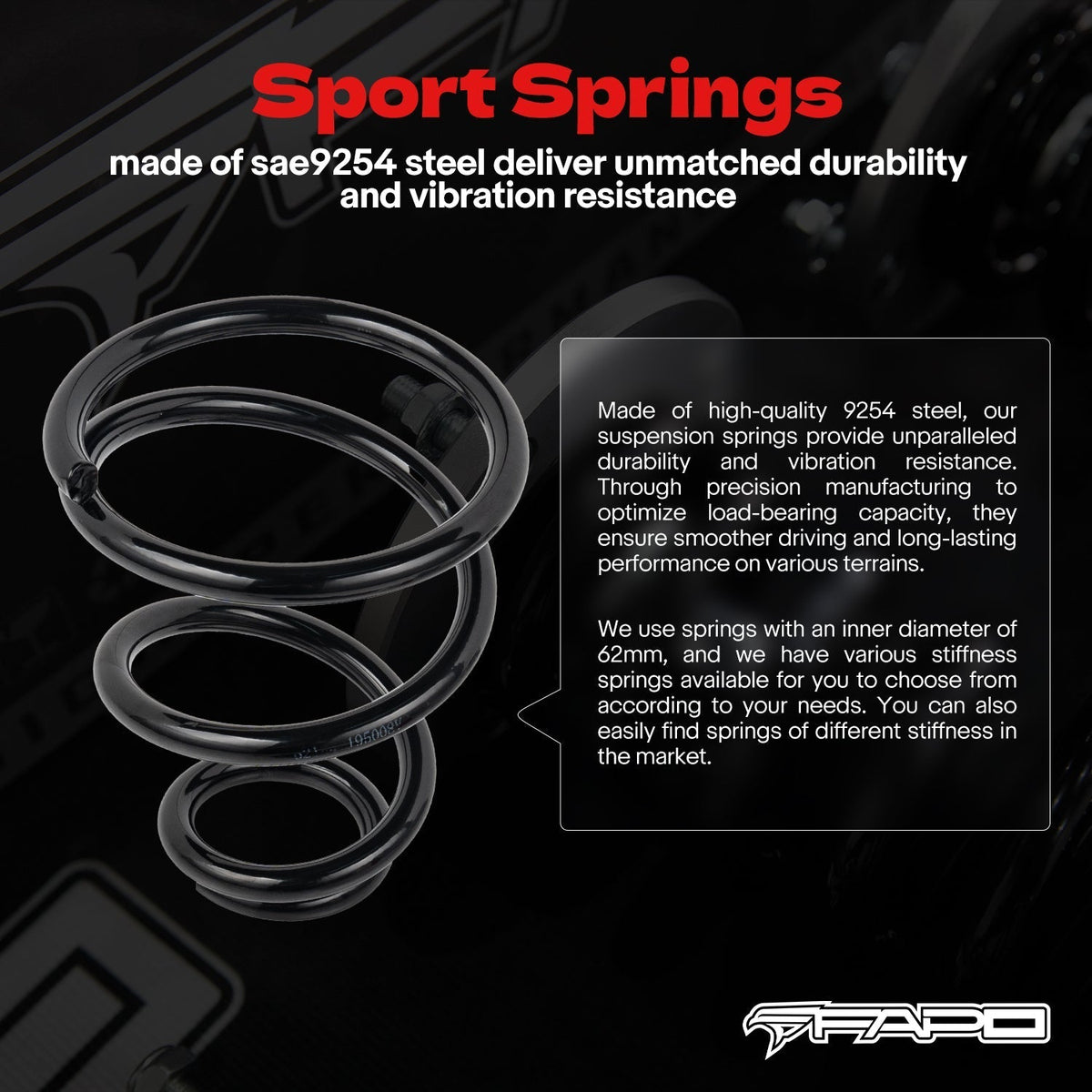 FAPO PF Custom 32-Level Coilovers Chevrolet Camaro 5th Gen 2010-2015 [PF009530-CUSTOM]
