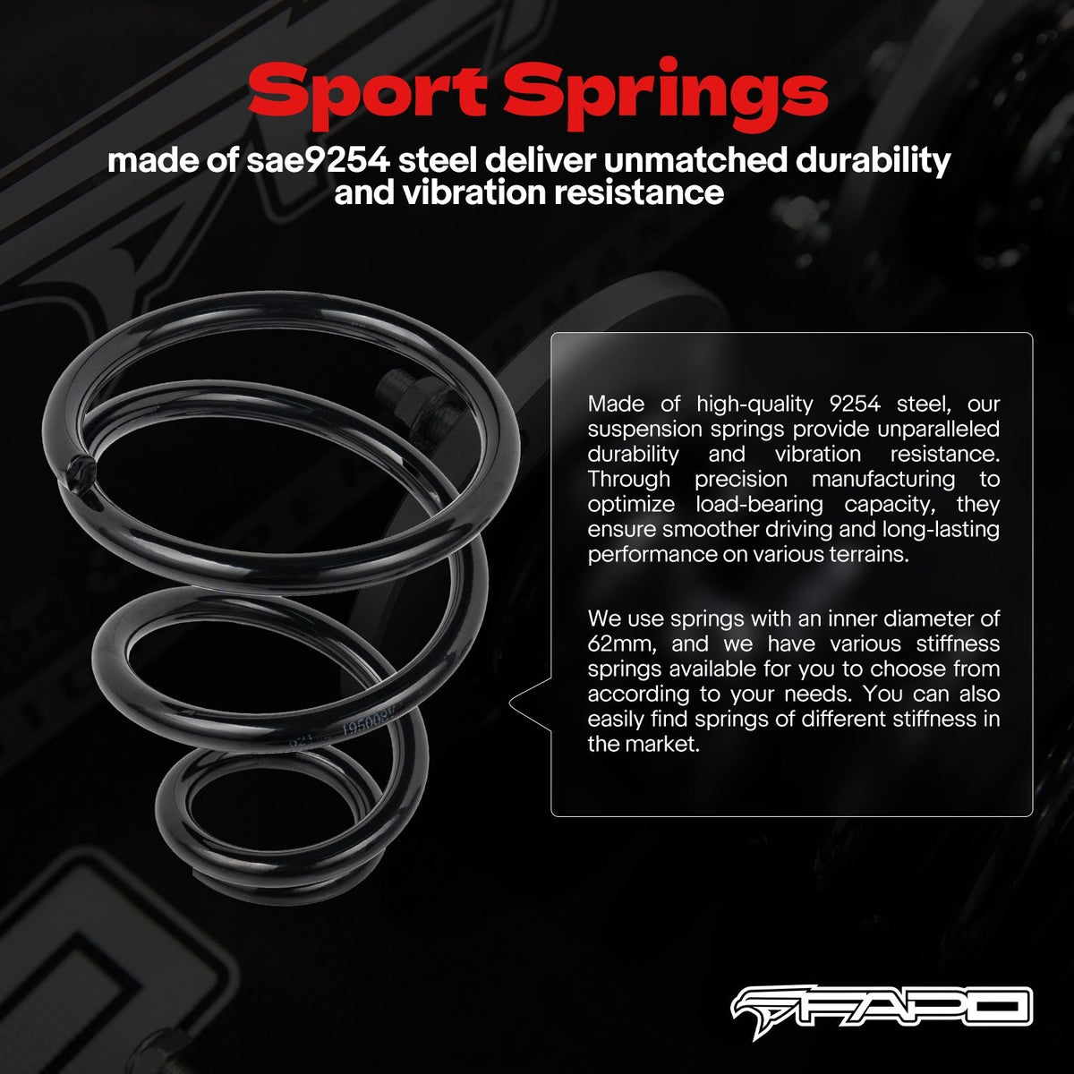 FAPO PF 32-Level Coilovers Chevrolet Camaro 5th Gen 2010-2015 [PF009530]