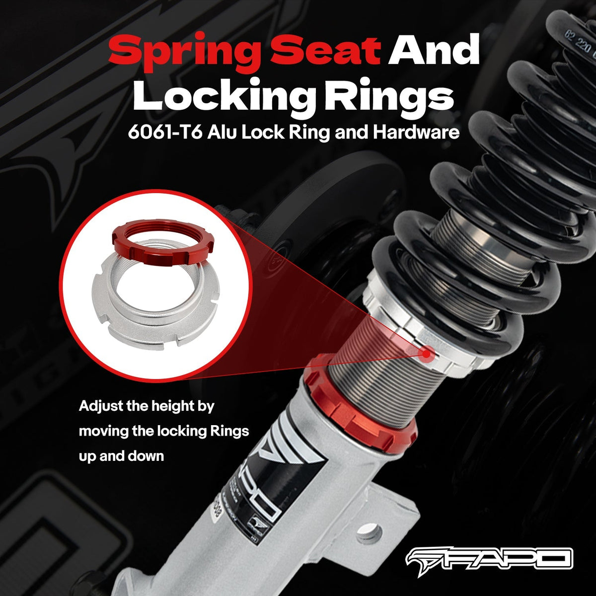 FAPO PF 32-Level Coilovers Chrysler 300C Lx 2WD 2005-2010 [PF069230]