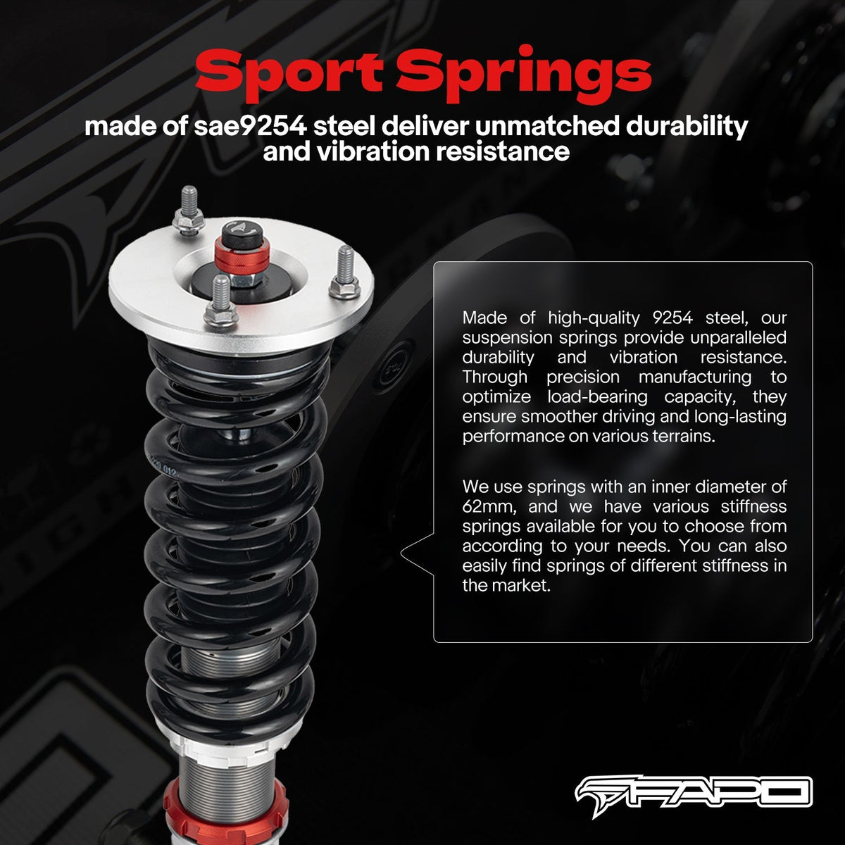 FAPO PF 32-Level Coilovers Chrysler 300C Lx 2WD 2005-2010 [PF069230]