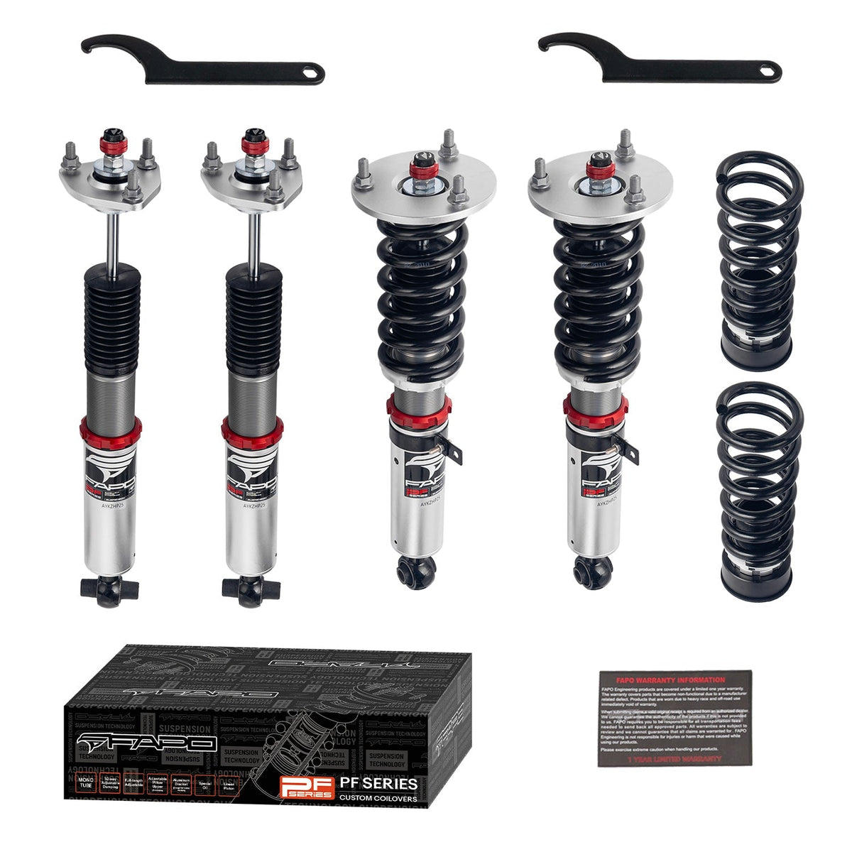 FAPO PF 32-Level Coilovers Lexus IS250/IS300/IS350 3rd GenRWD XE30/GSE30/GSE31 2013-2016 [PF075130]