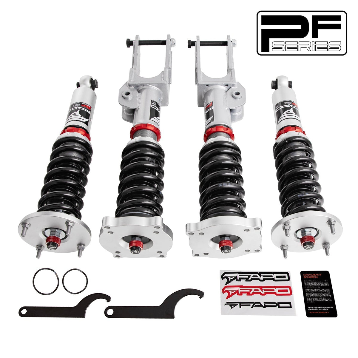 FAPO PF Custom 32-Level Coilovers Volkswagen Touareg 1st Gen 7L 2002-2010 [PF091930-CUSTOM]