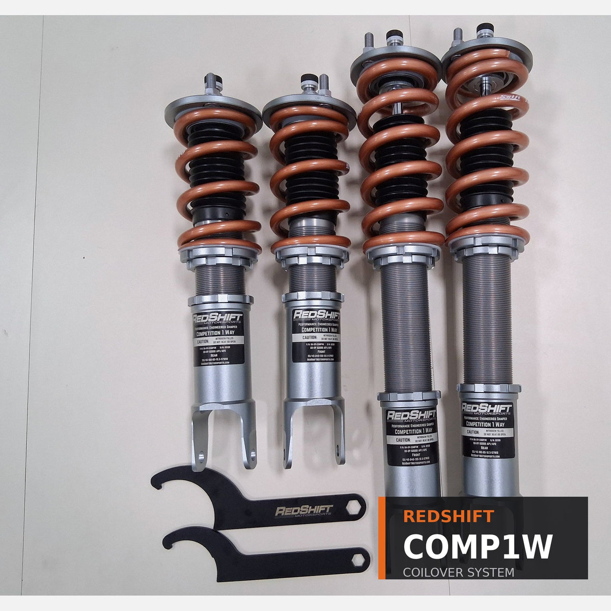 RedShift Comp 1W Coilovers 2000-09 Honda S2000 (AP1/AP2)