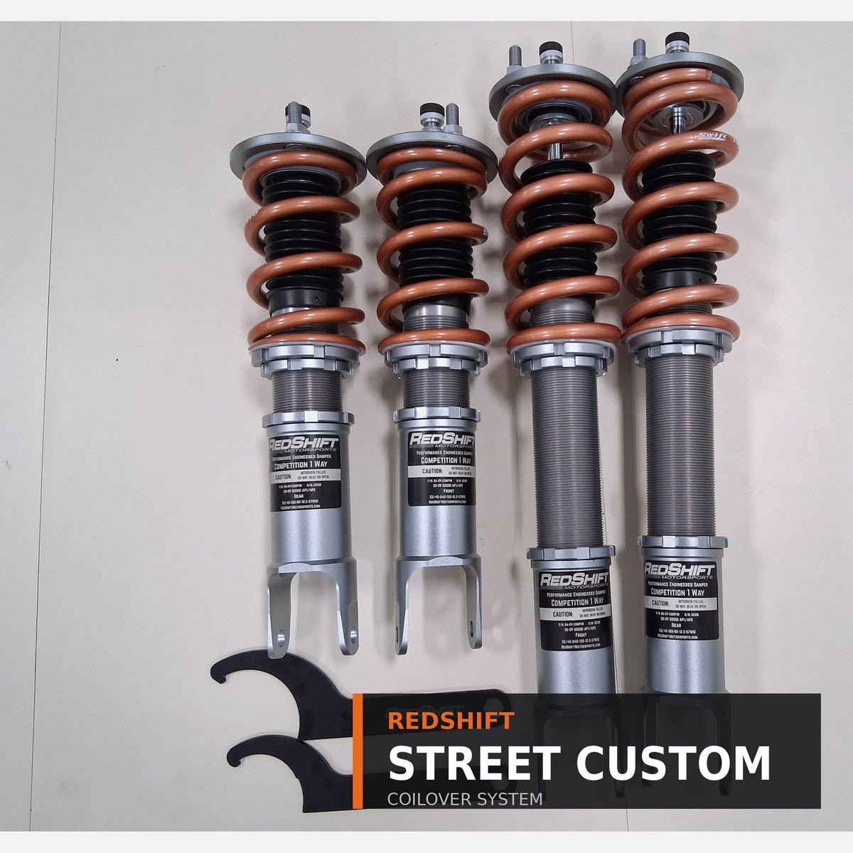 RedShift Street Custom Coilovers 2000-09 Honda S2000 (AP1/AP2)