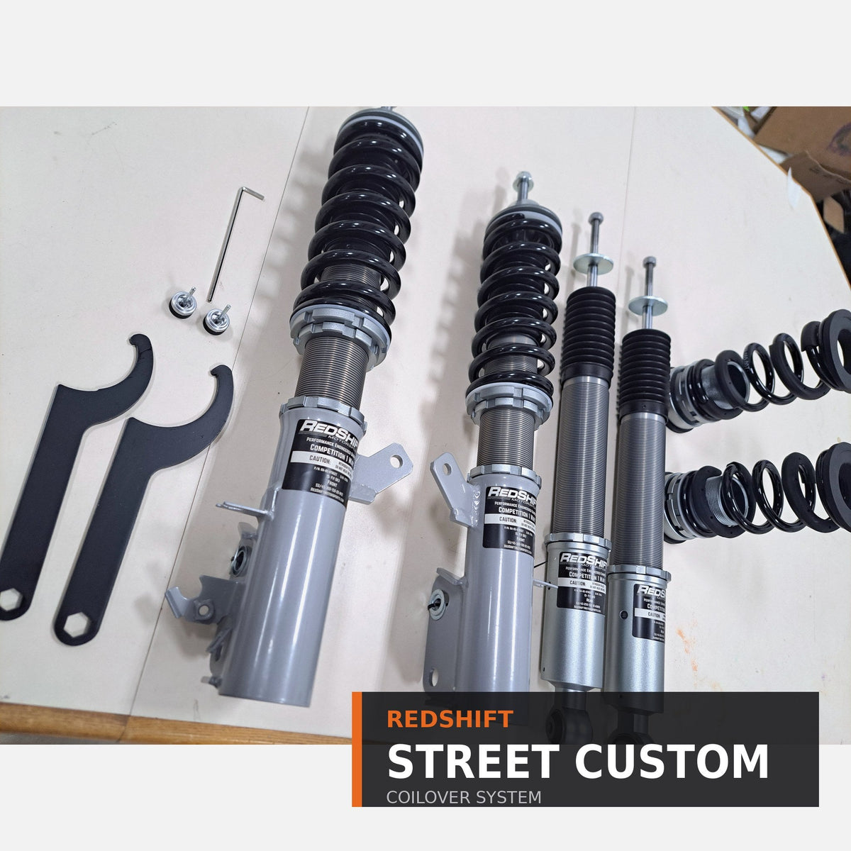 RedShift Street Custom Coilovers 2015-20 Honda Fit (GK3)